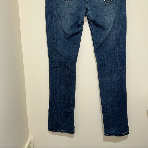 Women’s Y2K Bling Details Diamond Saza Brand Denim Blue Skinny Jeans Size: 15 - Picture 15 of 15
